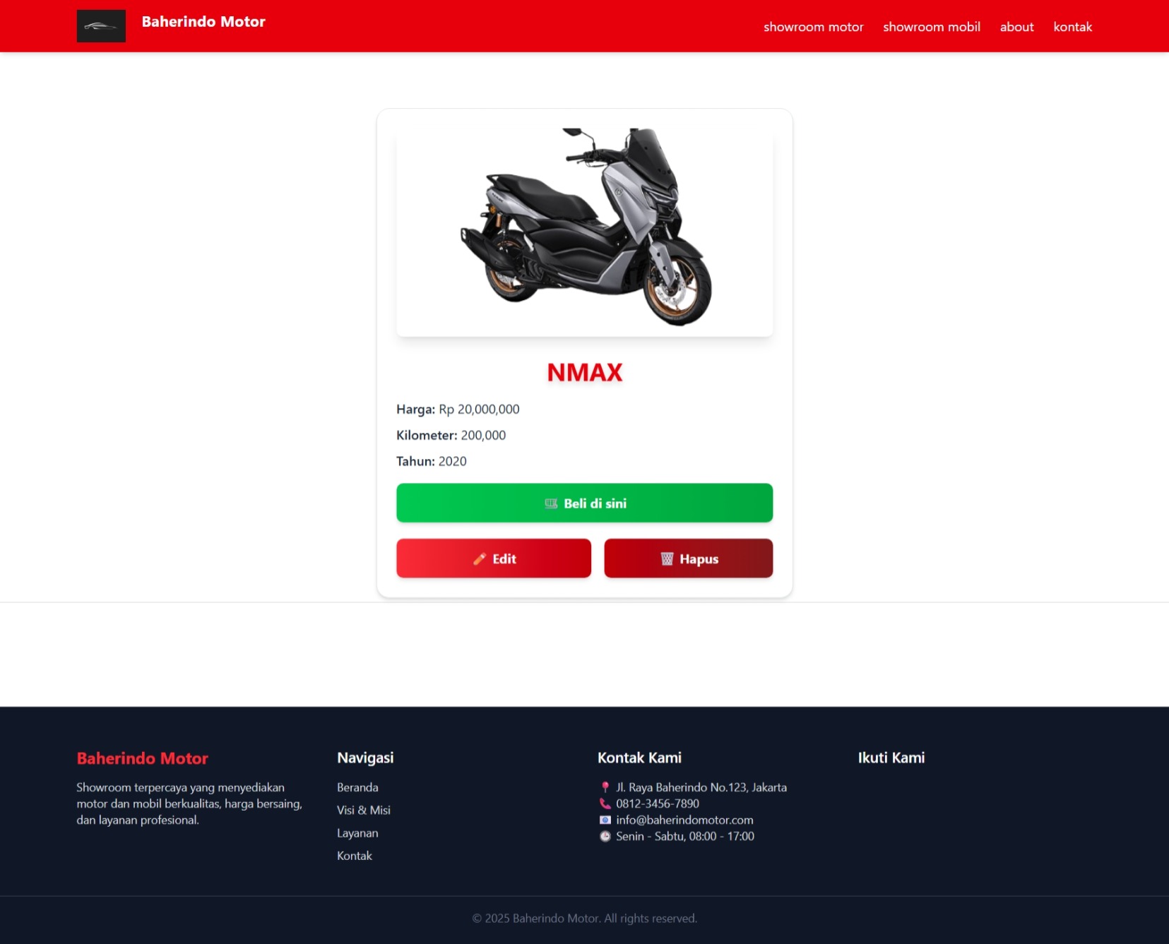Halaman Detail Produk